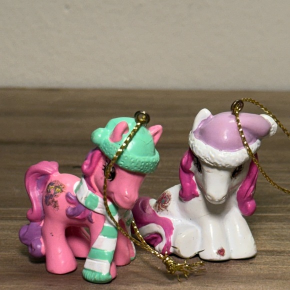 Vintage My Little Pony Christmas Ornaments – Set of 3 Ponies (2005) - Picture 2 of 3